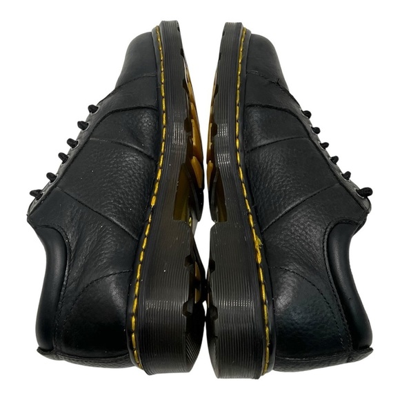 Dr. Martens Industrial Mila Black Leather Lace Up Women Shoes 8 - Picture 9 of 16